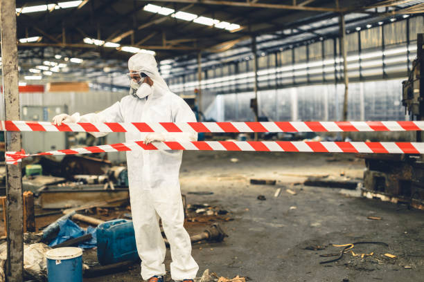 Professional Trauma Scene Cleanup technician working in Totowa, NJ